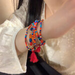 Colorful Tassel Wandering Poem Bracelet - Image 4