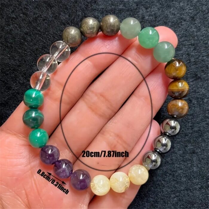 Seven Chakra Energy Crystal Bracelet - Image 3