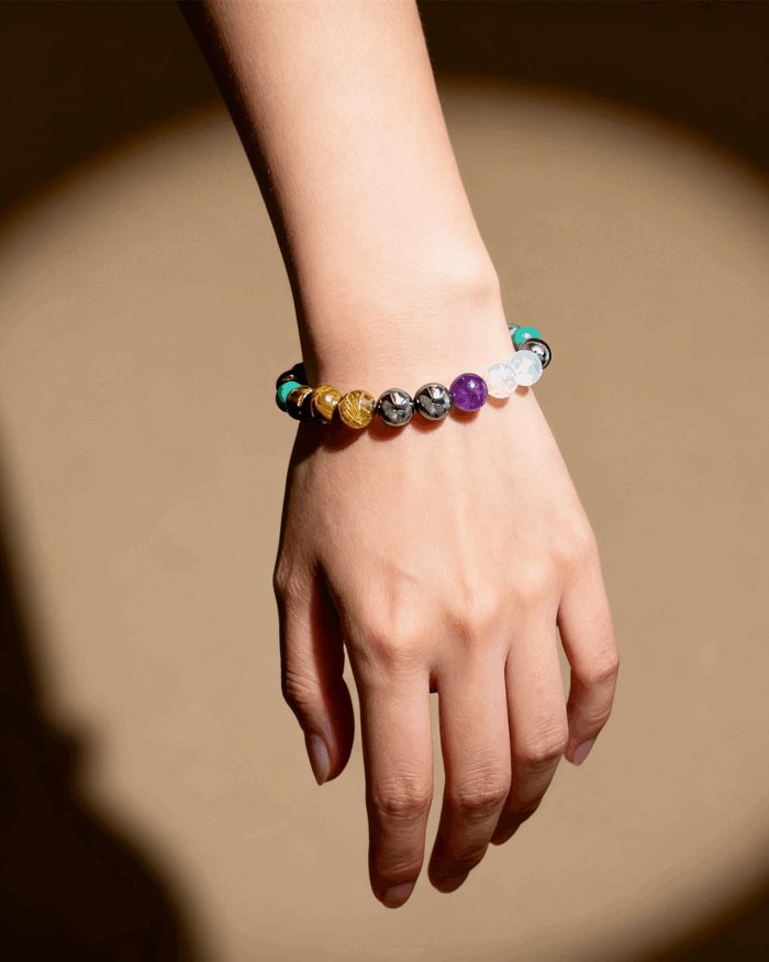 Seven Chakra Energy Crystal Bracelet - Image 2